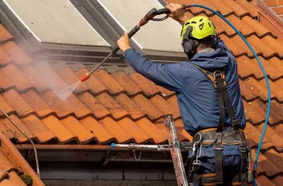 Démoussage et hydrofuge de toiture à Chavannaz